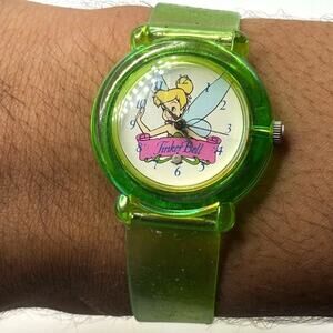 Vintage Green Disney Tinker Bell Watch